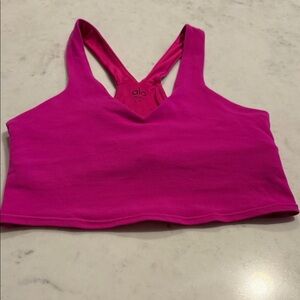 ALO Yoga Fuchsia Sports Bra
